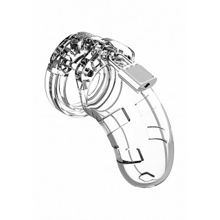 Man Cage - Model 13 - Kuklås 2,5" Transparent
