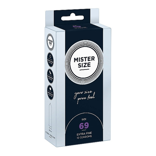 Mister Size – 69mm – 10stk Tynne Kondomer Mister Size – 69mm – 10stk Tynne Kondomer