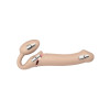 Strap-on-Me - Stroppeløs Strap On med Vibrering - Medium - Lys Hudfarge Strap-on-Me - Stroppeløs Strap On med Vibrering - Medium - Lys Hudfarge