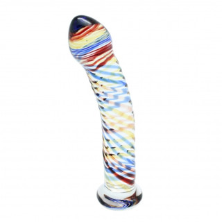 Sensual Glass - Jane - Glassdildo med Farger
