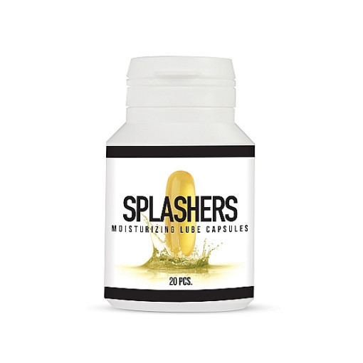 Splashers - Vannbasert Glidemiddel - 20 kapsler Splashers - Vannbasert Glidemiddel - 20 kapsler