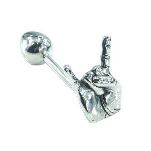 BQS - Rock on-Buttplug i metall BQS - Rock on-Buttplug i metall