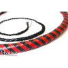 Avalon - BEHEMOTH - Bullwhip Heavy Handle, Svart og Rød 1,5 m