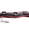 Avalon - CONQUER - Collar med god polstring, Svart og Rødt Avalon - CONQUER - Collar med god polstring, Svart og Rødt