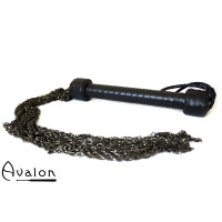 Avalon - IMMORTAL - Flogger i Kjetting og Lær - Svart