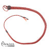 Avalon - SERPENT - Bullwhip heavy handle, Sort og rød 1,3 m 