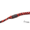 Avalon - SERPENT - Bullwhip heavy handle, Sort og rød 1,3 m 