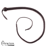 Avalon - SERPENT - Bullwhip heavy handle, Sort 1,3 m 