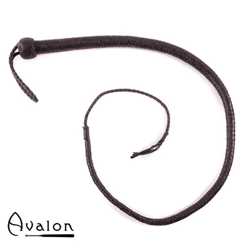 Avalon - SERPENT - Bullwhip heavy handle, Sort 1,3 m 