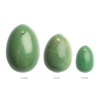 La Gemmes - Yoni egg Set Jade - Vaginakuler Grønn
