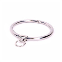 Cathedral Collar - Rundt Stålcollar med Krystall - Medium