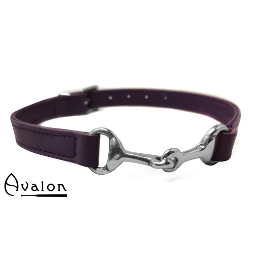 Avalon - Bit - Lilla Collar med sølvfarget bitt