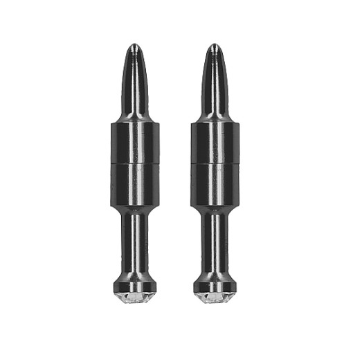 Ouch! Magnetic Nipple Clamp - Diamant Pin - Sølv Ouch! Magnetic Nipple Clamp - Diamant Pin - Sølv