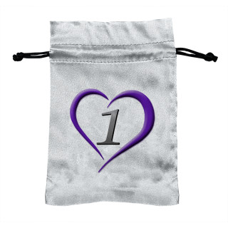 Erotisk - Liten Oppbevaringspose til Leketøy - 15x10 cm - Sølv