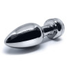 BQS - Metallbuttplug med Vibrasjoner og Fjernkontroll BQS - Metallbuttplug med Vibrasjoner og Fjernkontroll