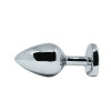 BQS - Buttplug med Hjertekrystall - Lilla - Medium BQS - Buttplug med Hjertekrystall - Lilla - Medium
