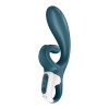 Satisfyer - Hug Me - Fleksibel Rabbitvibrator med APP - Blå