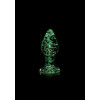 Ouch! Glass Buttplug - Glow in the Dark - Medium
