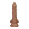 RealRock - Dildo med pung - 7" / 17 cm - Tan RealRock - Dildo med pung - 7" / 17 cm - Tan
