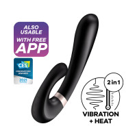 Satisfyer - Heat Wave - Varmende Ergonomisk Rabbitvibrator med APP