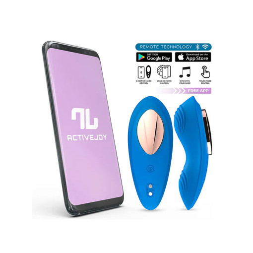 IY - Into You - Trusevibrator med APP - Blå