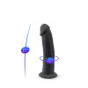 Silexd - Silikon Dildo - Model 2 - 6" - Sort