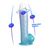 Silexd Fantasy - Angel Dildo - Liquid Silicone - Perleblå
