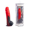 Silexd Fantasy - Devil Dildo - Liquid Silicone - Rød og Sort