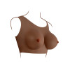 GENDER X - Breast Plate D-Cup - Bryst Protese - Mørk hudfarge