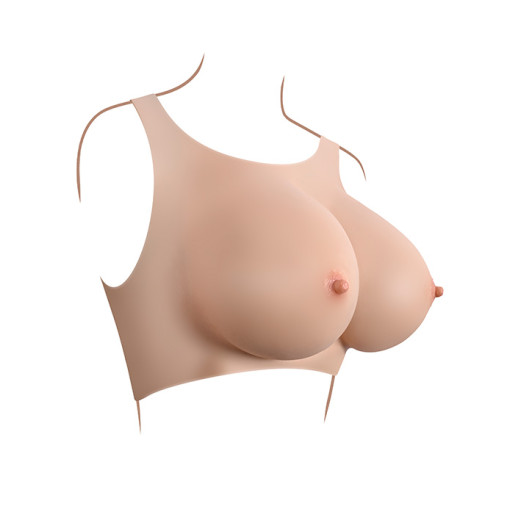 GENDER X - Breast Plate E-Cup - Bryst protese - Lys hudfarge