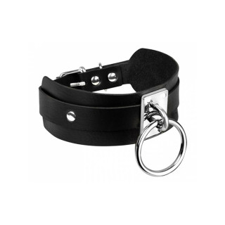 Kinky Diva - Collar med O-ring - Sort
