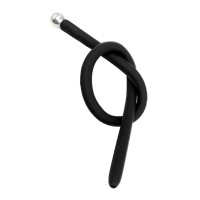 BQS - Lang hul penisplugg i silikon - Medium