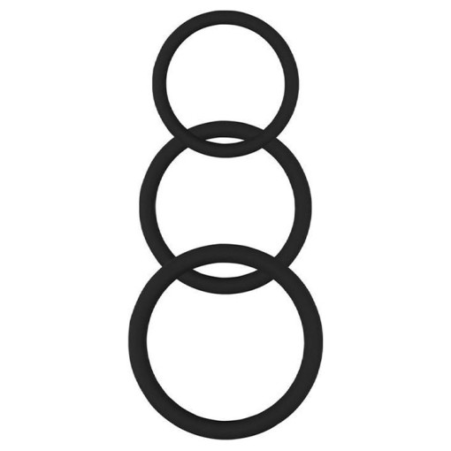 BQS - Enkle penisringer - 3 pk