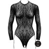 Le Désir – Leopardmønstret body med åpent skritt - One size Le Désir – Leopardmønstret body med åpent skritt - One size