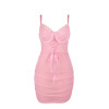 Gnist Undertøy - Rosa kjole med korsettdetaljer