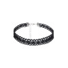 Gnist - Choker med blondedetaljer - 03 - Sort