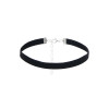 Gnist - Choker med velourlook - 04 - Sort