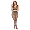 Gnist Undertøy - Netting Catsuit med Blomstermønster – Sort Gnist Undertøy - Netting Catsuit med Blomstermønster – Sort