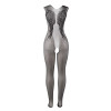 Gnist Undertøy - Netting Catsuit med Blomstermønster – Sort Gnist Undertøy - Netting Catsuit med Blomstermønster – Sort