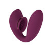 Twitch 3 - Sugevibrator med G-punkt vibrator - Burgunder