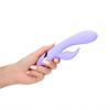 Loveline - Smooth Silicone Rabbit Vibrator - Lavendel