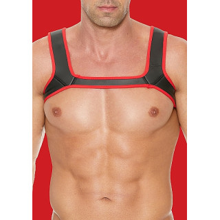 Ouch! Puppy Play - Neoprene Harness - Rødt