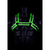 Ouch! Chest Bulldog Harness - Glow In The Dark 