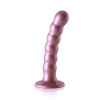 OUCH! - Beaded Silicone - Dildo med sugekopp - 13 cm - Rosa