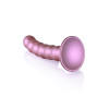 OUCH! - Beaded Silicone - Dildo med sugekopp - 13 cm - Rosa