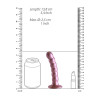 OUCH! - Beaded Silicone - Dildo med sugekopp - 13 cm - Rosa