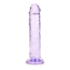 Realrock – Crystal Clear – Enkel Realistisk Dildo – Lilla - 14.5 cm