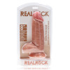 Realrock - Tykk Dildo - 20,3 cm - Lys hudfarge