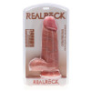 Realrock - Ekstra Tykk Dildo - 25,4 cm - Lys hudfarge