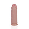 Realrock - Ekstra Tykk Dildo uten pung - 25,4 cm - Lys hudfarge